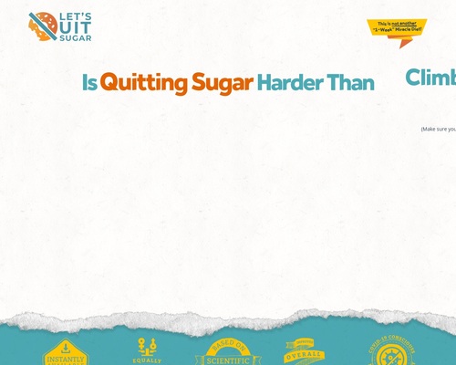 Let’s Quit Sugar – New for 2021 – Diabetes & Weight Loss