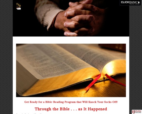 Through the Bible . . . as It Happened