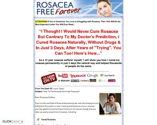 Rosacea Free Forever  – Updated for 2020