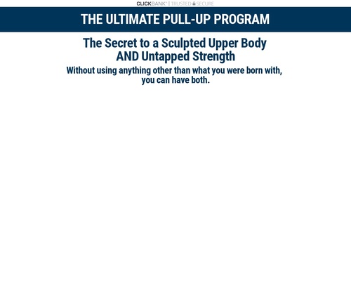 The Ultimate Pull-Up Program