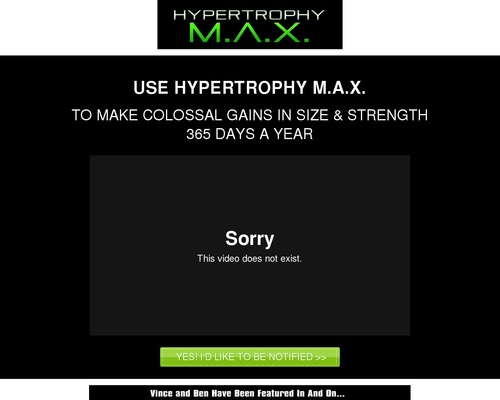 Hypertrophy Max From Vince Del Monte & Ben Pakulski