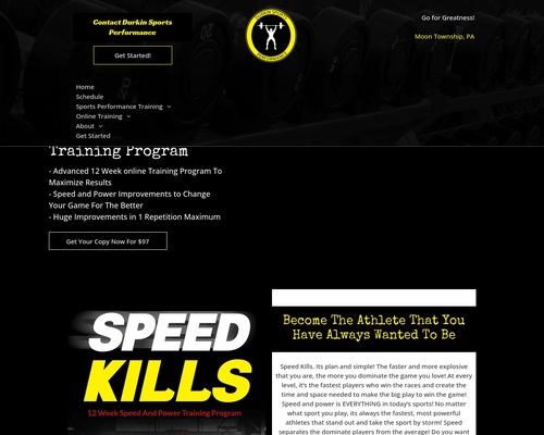 Speed Kills – 12 week Speed and Power Program