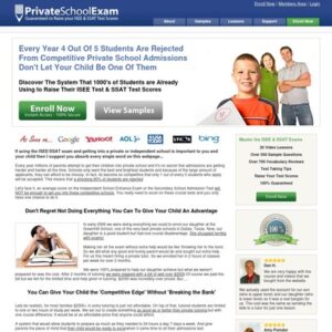 Private School Exam Program – $100,000 Potential**NOW*