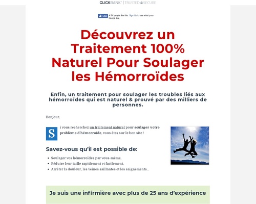 Soulagement  des Hemorroide – Stop Hemorroide