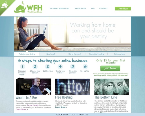 WFH – Marketing & Online Business Training Program