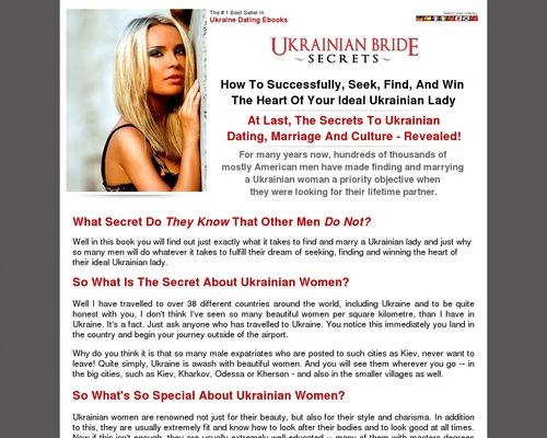 So You Want To Marry A Ukrainian Lady – A Guide To Ukrainian Dating