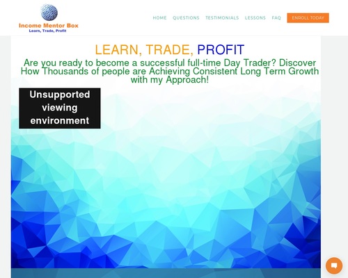 Income Mentor Box Day Trading Academy