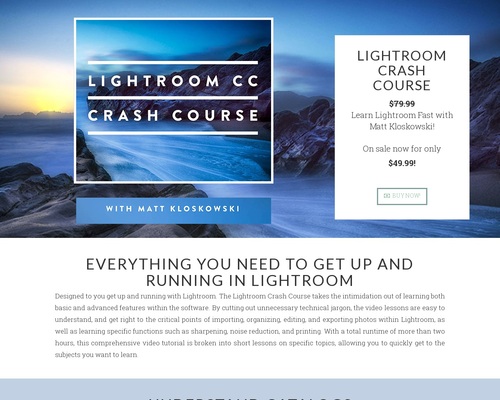 Lightroom CC Crash Course