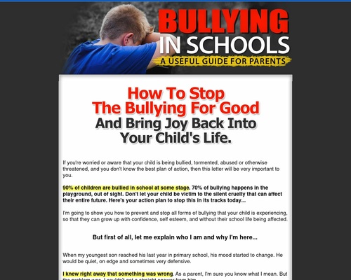 Bullying In Schools! – A useful guide for parents