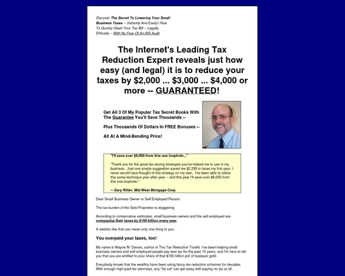 Ultimate Tax Reduction Guide.