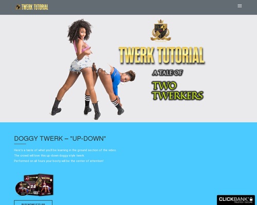 Twerk Tutorial – A Tale of Two Twerkers. 60% Commissions Paid!