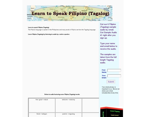 Learn to Speak Tagalog with Audio