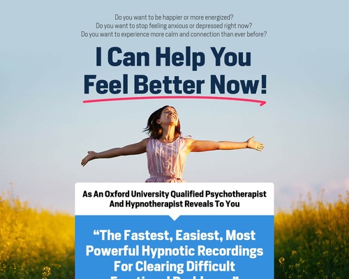 Heal Through Hypnosis – Quality Hypnosis Therapy Online! Easy Sell!