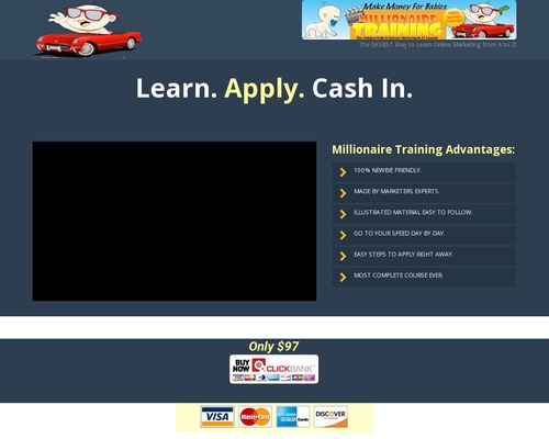 Make Money Online – Millionaire Training! Multi-Media Training Course!