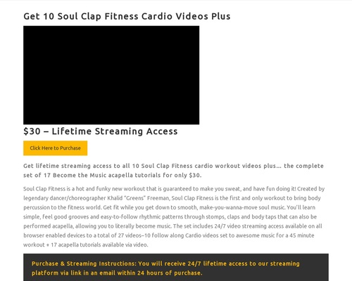 Soul Clap Fitness | Cardio Plus