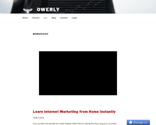 Owerly Membership – Learn Internet & Affiliate Marketing