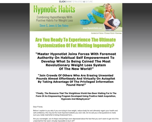 Hypnotic Habits For Weight Loss