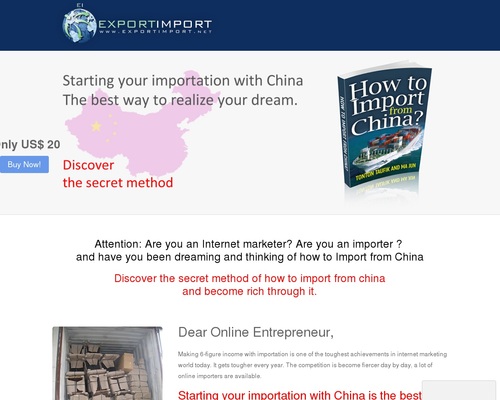 How to import from China