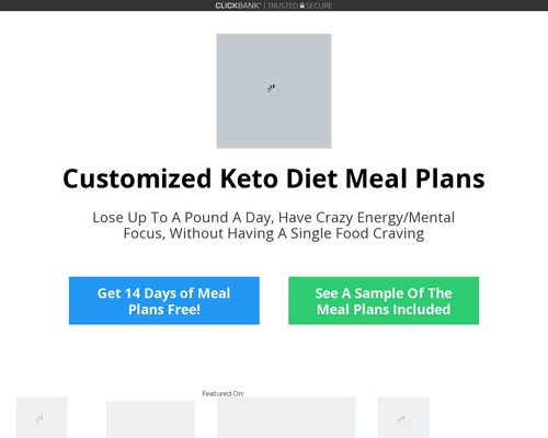 Customized Keto Diet Meal Plans – Super High Commissions