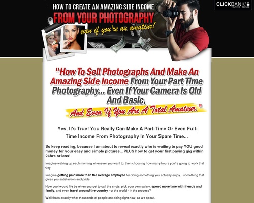 How To Create An Amazing Side Income From Your Photography