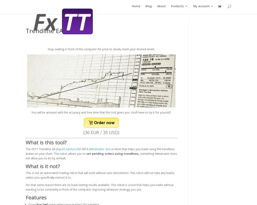 Trendline EA – Trade using trendlines on MT4