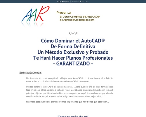 AutoCAD – Curso completo! / Primer Producto En Español En CB. 75% com.