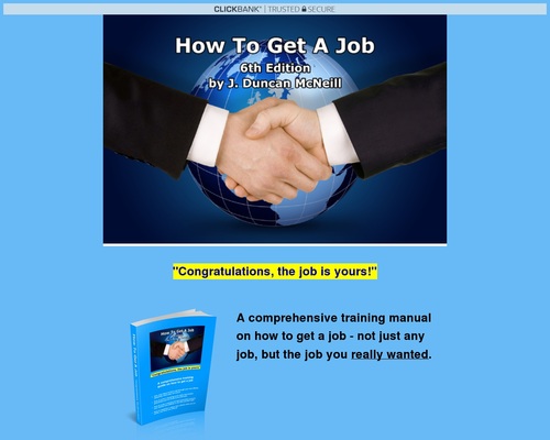 How to get a job