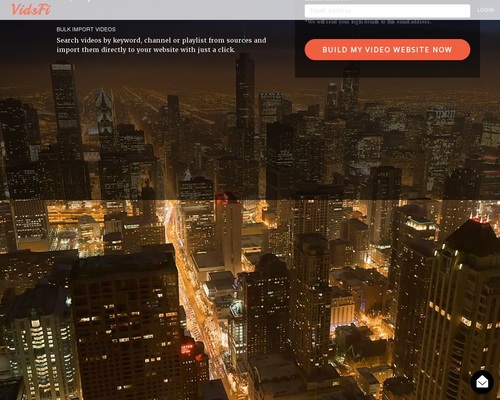 VidsFi, Create your Money Making Video Website in minutes