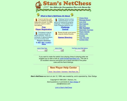 Stan’s NetChess.