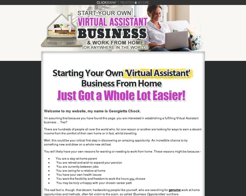 Start Your Own Virtual Assistant Business & Work From Home