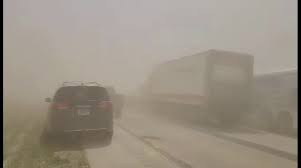 Illinois dust storm pile-up crash on I-55 involving 72-vehicles leaves 6 dead, over 30 injured