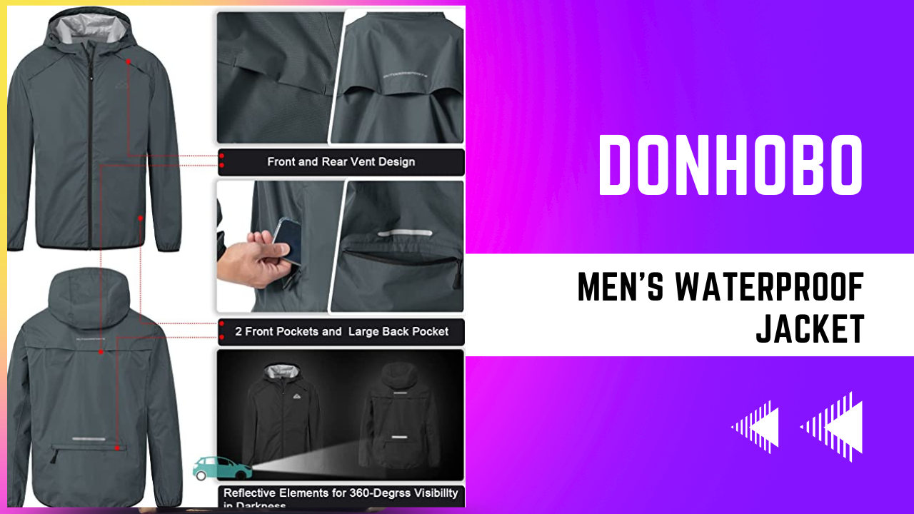 donhobo Men’s Waterproof Jacket