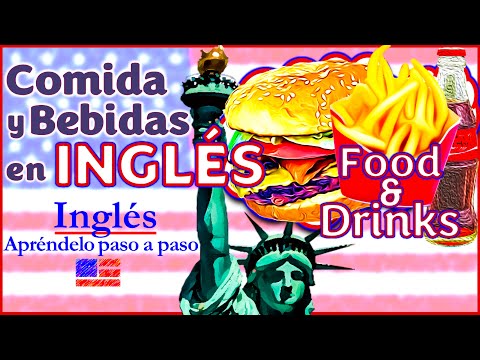 Comidas y Bebidas en Inglés | Food and Drinks | English | Palabras en Inglés | Curso Gratis | Inglés