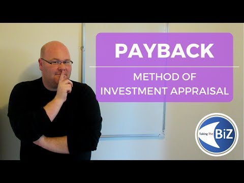 A level Business Revision – Payback Method of Investment Appraisal