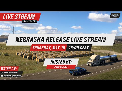 Nebraska DLC Release Stream | American Truck Simulator | SCS Software 🚛