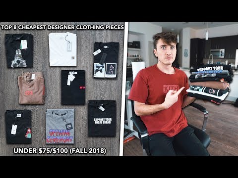 Top 8 CHEAPEST Designer Clothing Pieces For Under $100! (Fall 2018)