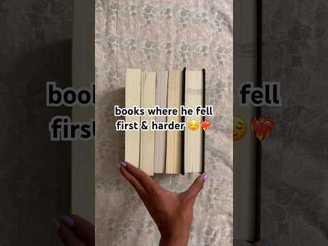 books where he fell first and harder #books #booktube #reading #shorts