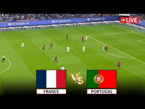 🔴LIVE : FRANCE vs PORTUGAL I QUARTER FINAL I UEFA EURO 2024 I LIVE STREAMING I eFOOTBALL PES 21 GAME