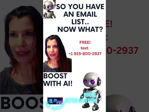 So You Have an Email List, Now What? Boost with AI! #money #business #businessstrategy #agi