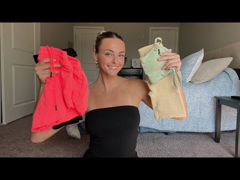 ASMR | Workout Clothing Try-On Haul with Action Apparel Co.