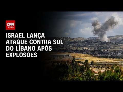 Israel lança ataque contra sul do Líbano após explosões | LIVE CNN