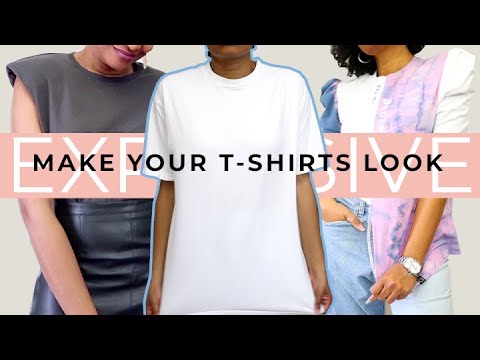 10 Upcycles to Make Your T-Shirts Look Expensive! | Designer Thrift Flips