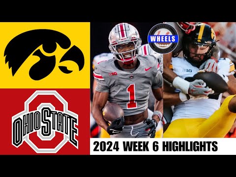 #3 Ohio State vs Iowa | Full Game Highlights | 2024 College Football Highlights