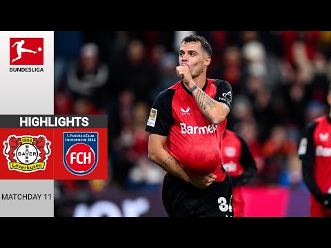 Bayer Leverkusen – Heidenheim | 5:2 | Zusammenfassung | Bundesliga 2024-25 | leverkusen heidenheim