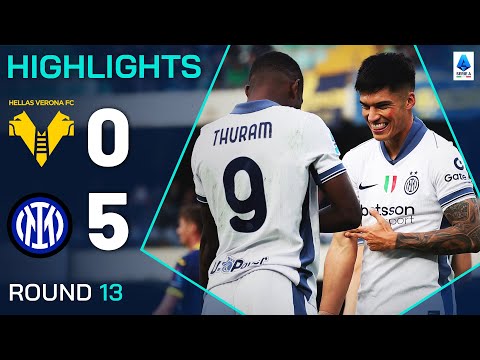 VERONA-INTER 0-5 | HIGHLIGHTS | Thuram Strikes Twice As Inter Dismantle Verona | Serie A 2024/25