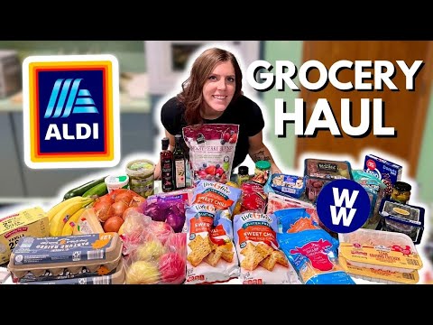 Healthy ALDI Grocery Haul For Weight Loss | Foods I Buy To Lose Weight | WeightWatchers | Meal Ideas