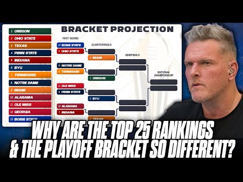 Why Are The College Football Rankings Different Than The College Football Playoff Bracket?