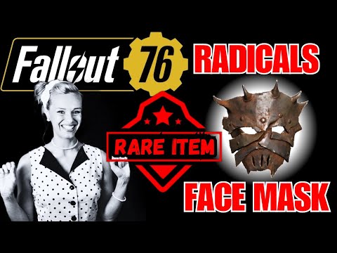 How To Get The 'Radicals Face Mask'! *Rare Apparel* Fallout 76