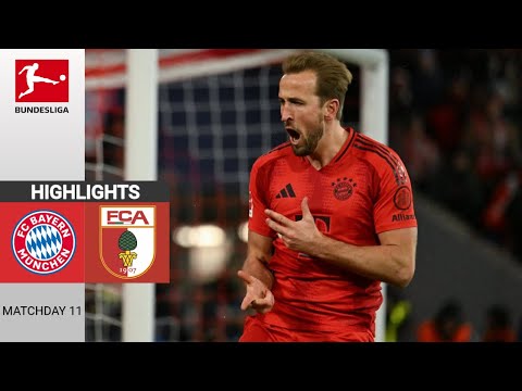 Bayern München – FC Augsburg | 3:0 | Zusammenfassung | Bundesliga 2024-25 | bayern augsburg