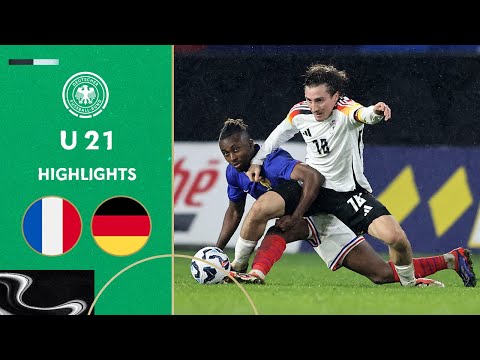 Double lead gambled away | France vs. Germany 1-2 | Highlights | Under-21 Friendly